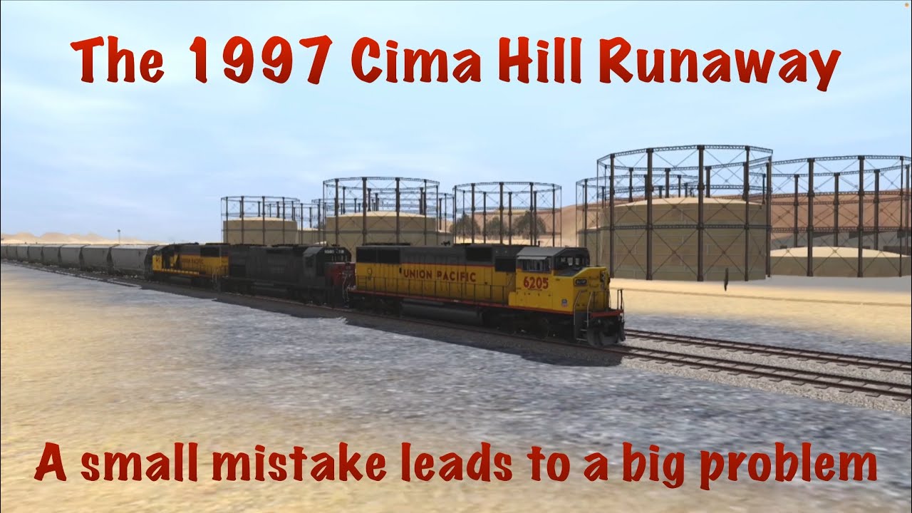 The 1997 Cima Hill, CA runaway train incident 27 years later