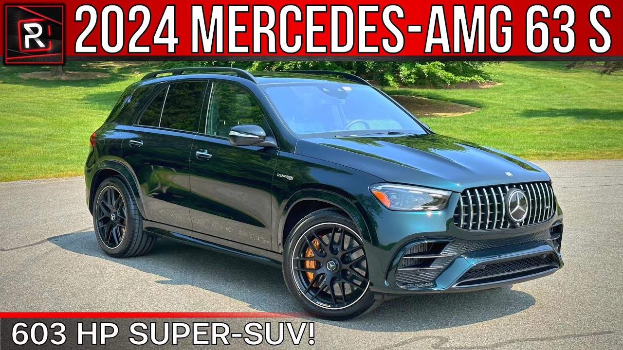 The 2024 Mercedes-AMG GLE 63 S Is A Thundering V8 Sports Car Disguised As An SUV