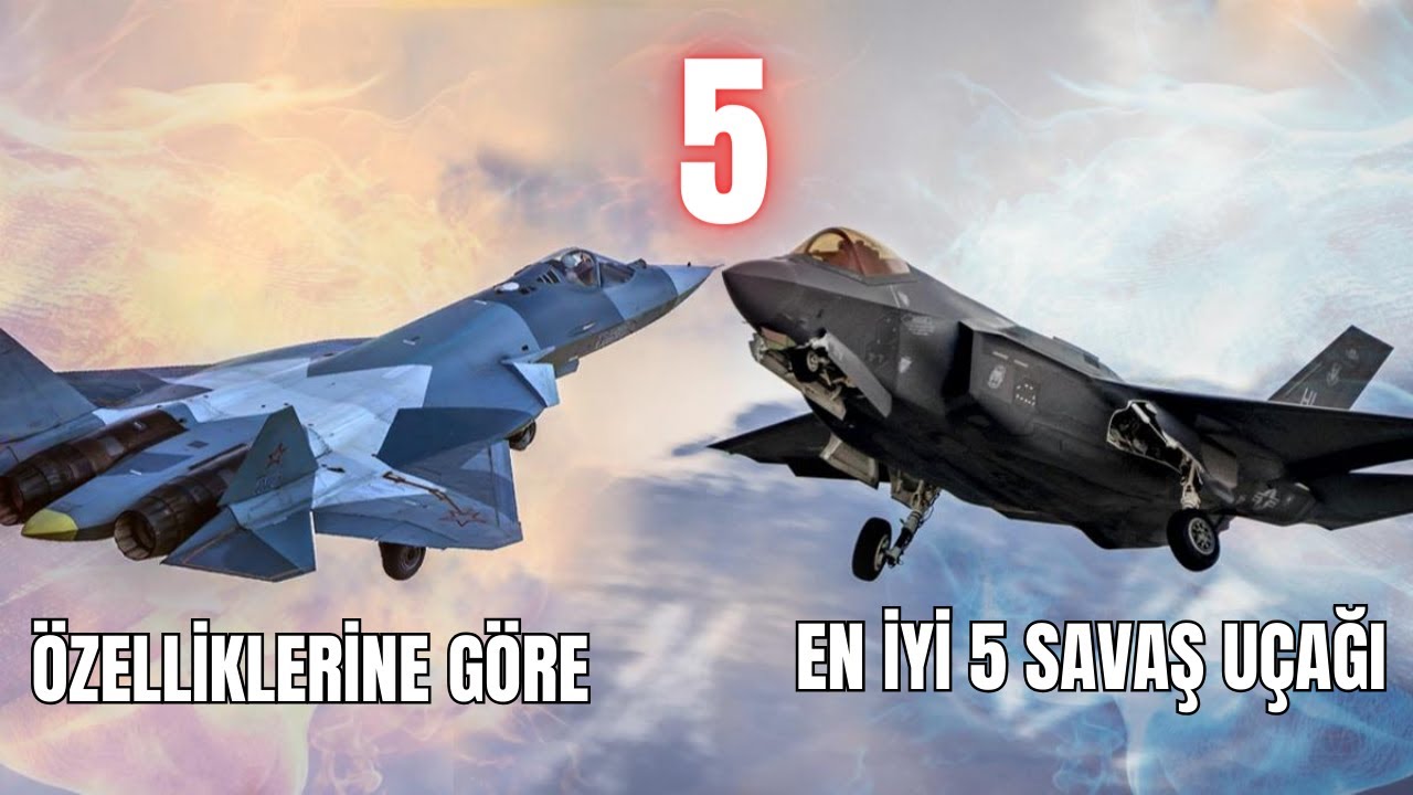 THE 5 BEST FIGHTER JETS IN THE WORLD - ACCORDING TO THEIR TECHNICAL CHARACTERISTICS