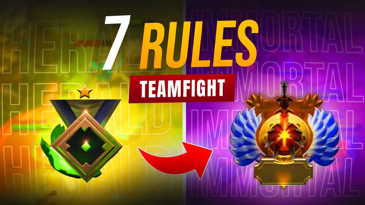 The 7 RULES to CARRY & WIN FIGHTS - Dota 2 Guide