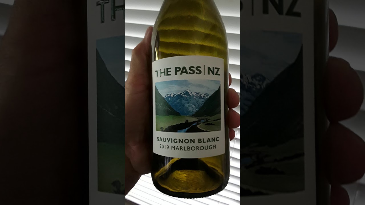 The Accidental Wineist - THE PASS NZ Sauvignon Blanc 2019 Marlborough
