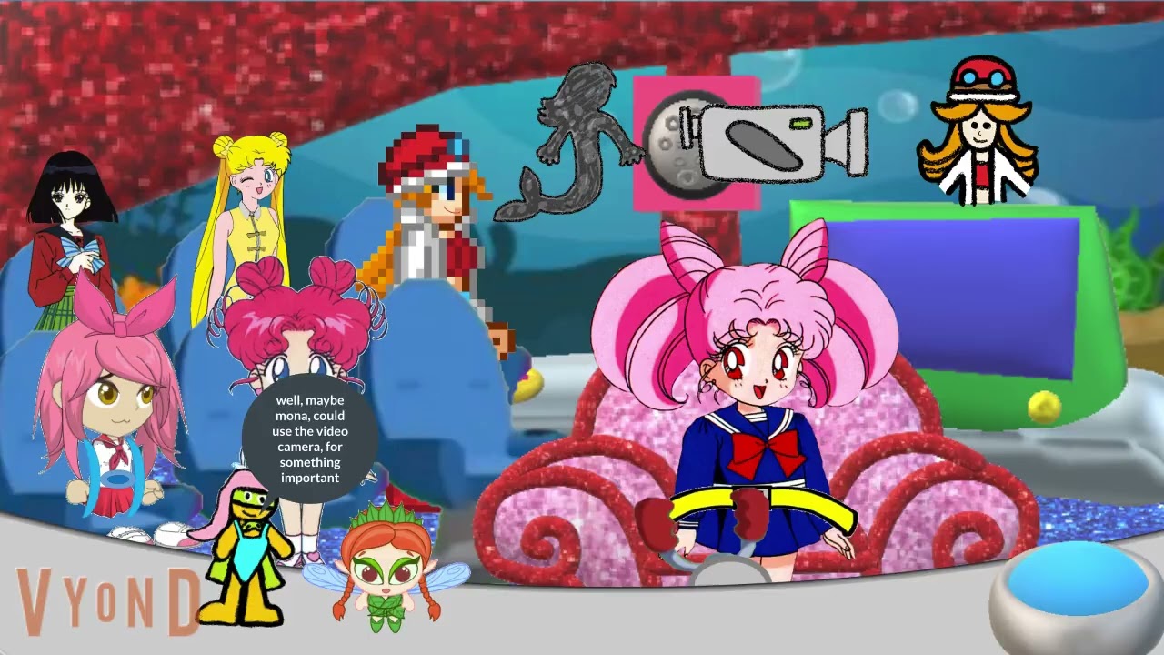 the adventures of chibi usa and saucer: s3 ep 16: mona and the mermaid: part 9