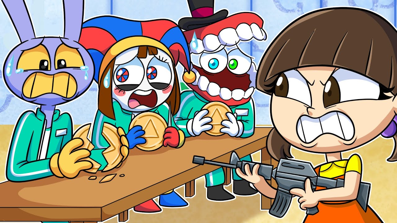 THE AMAZING DIGITAL CIRCUS, But in SQUID GAME?! UNOFICIAL Animation
