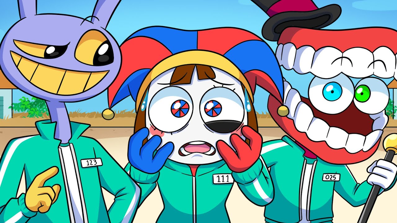 THE AMAZING DIGITAL CIRCUS X SQUID GAME ANIMATION UNOFFICIAL Animation