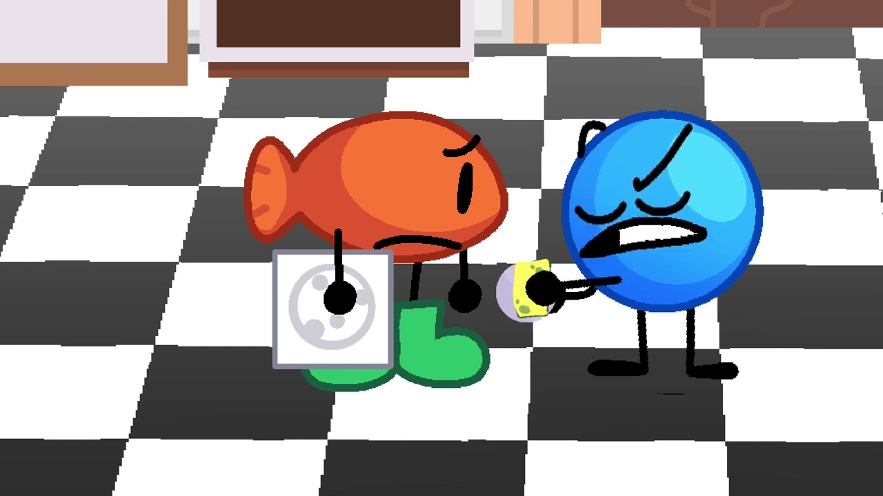 The Amazing World of Gumball as BFDI || The DVD (Scene 2)