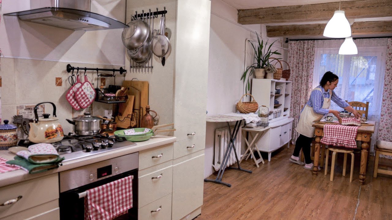 The Art of Slow Living in the Village: Harvesting Pine Cones for Winter. Cozy Home and Cooking