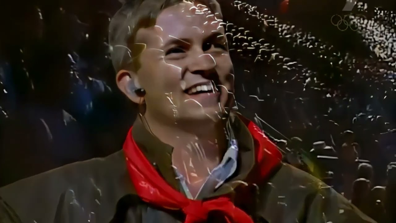 The Australian National Anthem - Sydney Olympic Games 2000 - Julie Anthony & Human Nature (120fps)