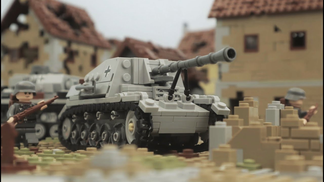 The Battle for Caen - WW2 stopmotion