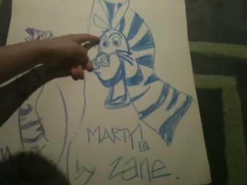 The Beau & Zane Show: Drawing the Characters of Madagascar