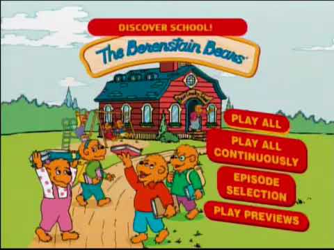 The Berenstain Bears Discover School - DVD Menu