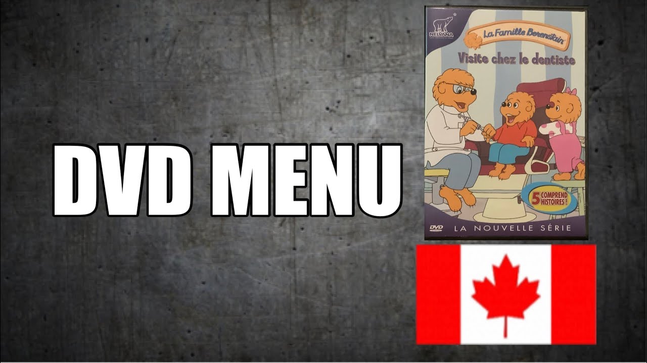 The berenstain Bears Visit the Dentist 2004 DVD Menu