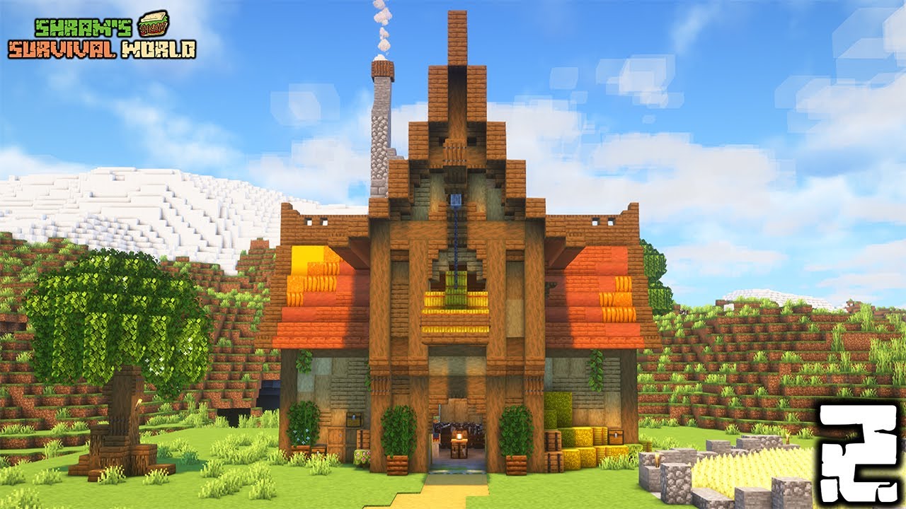 The Best Barn I've Ever Built! | Shram's Survival World #2