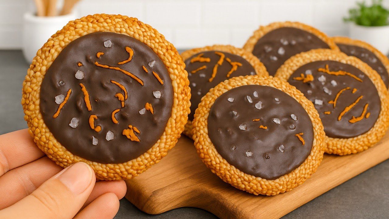 The Best Healthy Sesame Cookies Without Sugar and Flour! Quick Gluten-Free Dessert!