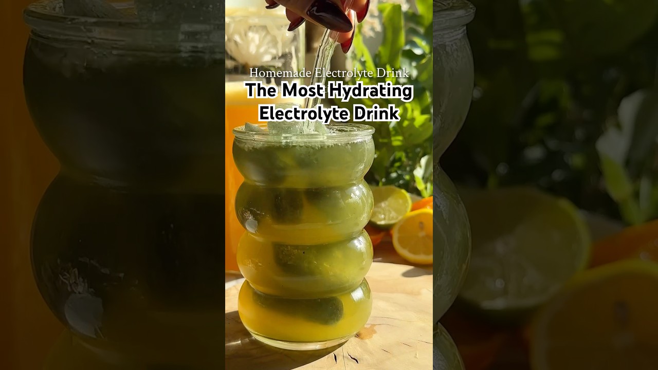 The best hydrating drink | Homemade Electrolyte Drink #electrolytes #hydrateyourself #shortsrecipe