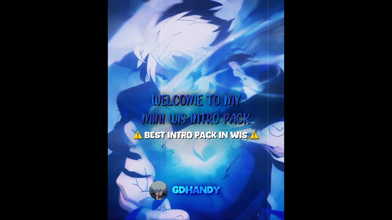 The BEST INTRO PACK in Wis #shorts #anime