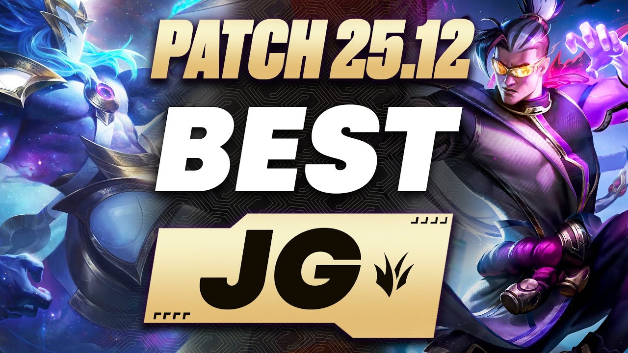 The BEST Junglers For All Ranks On Patch 25.12! | Season 15 Tier List League of Legends