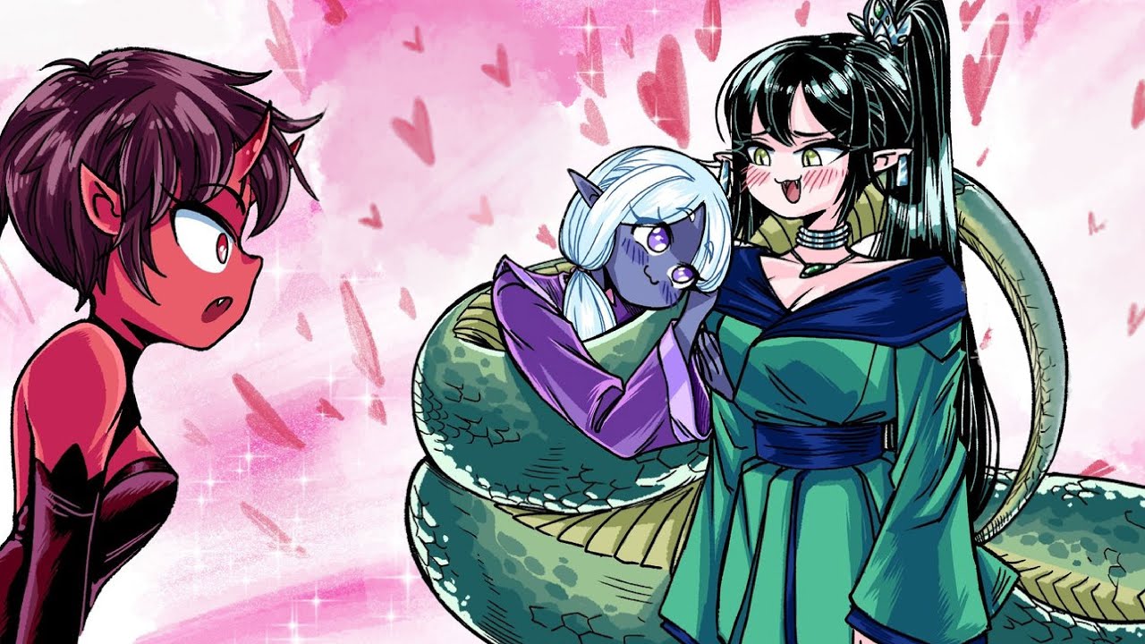 The Best Lamia Affectionate Hug| Punk Rock Loser comic