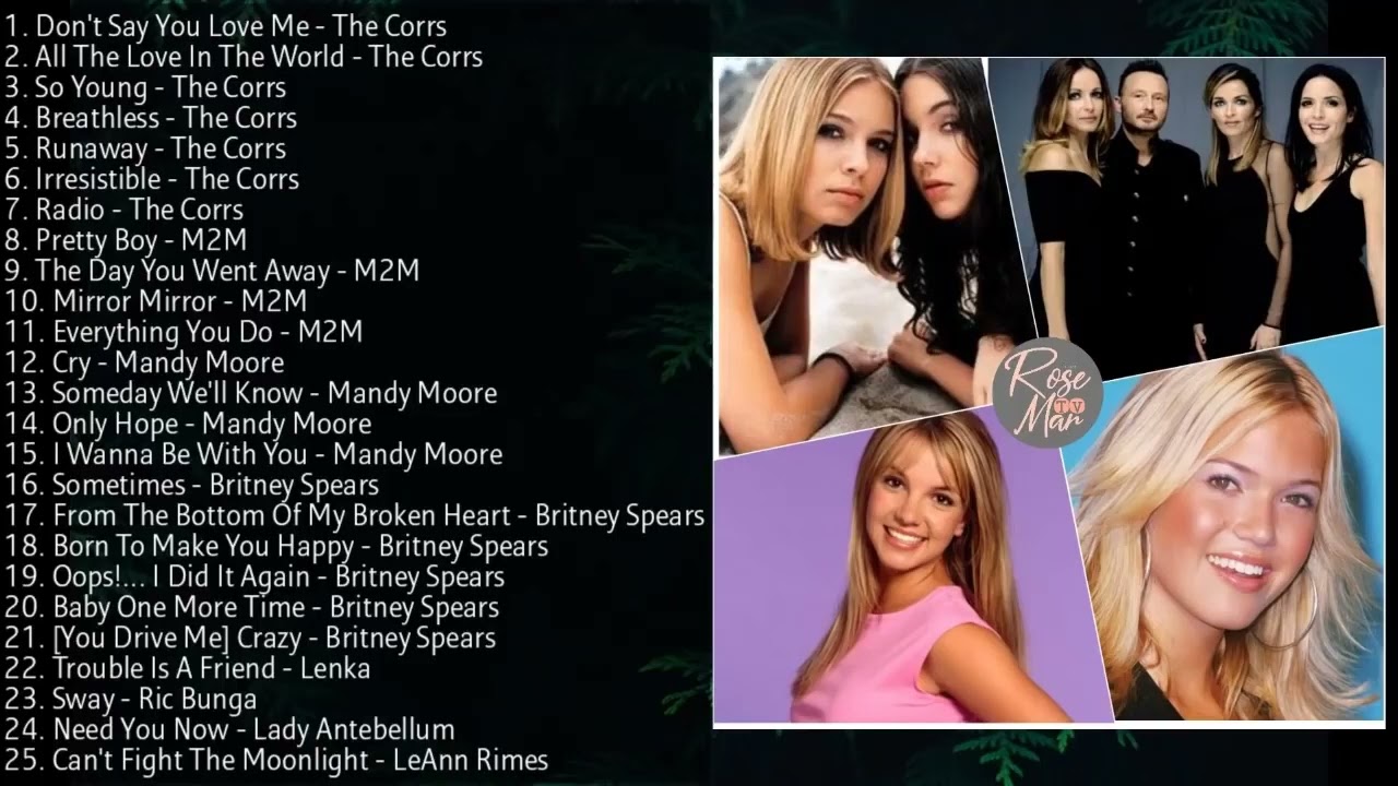 The Best of M2M, The Corrs, Britney Spears, Mandy Moore & Many Others   Non Stop Playlist