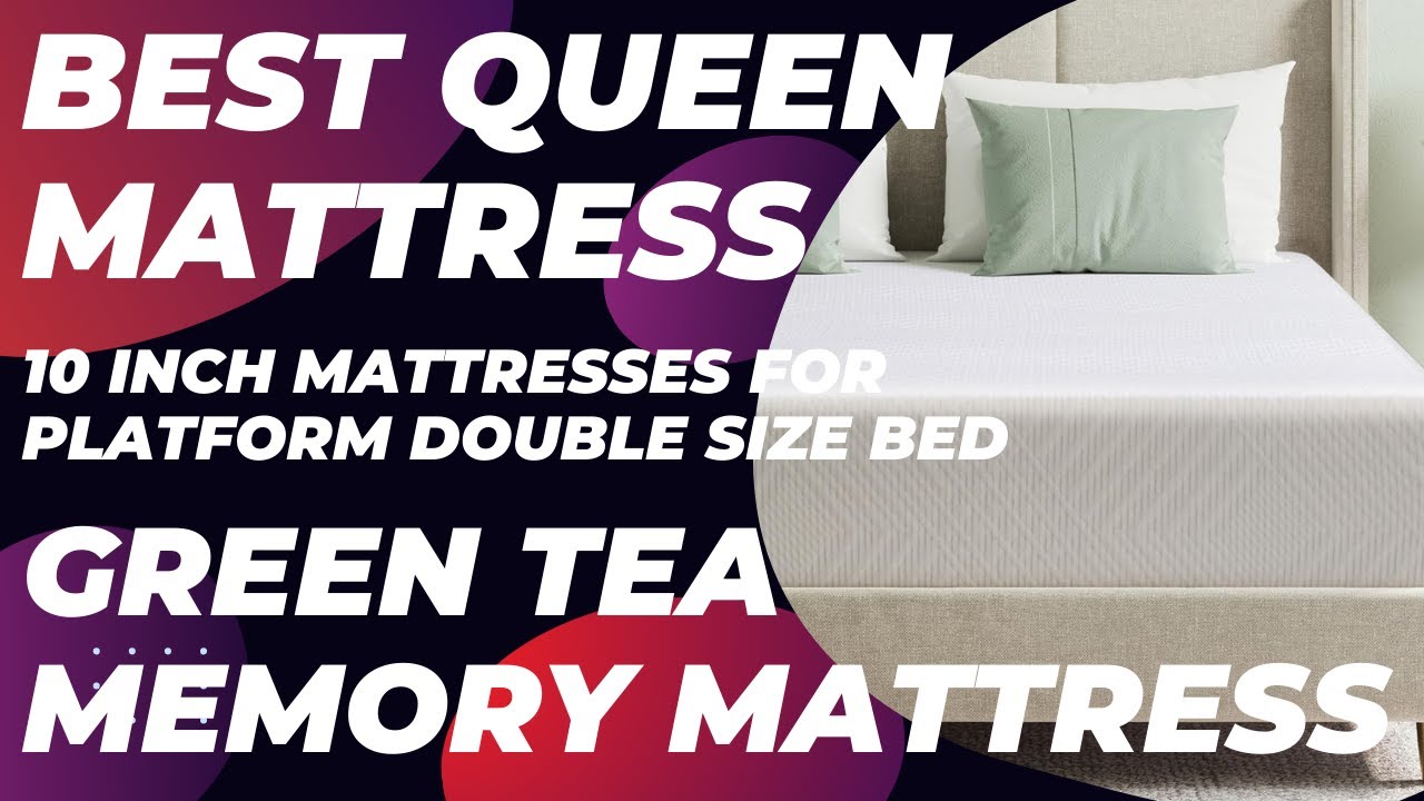 The Best Queen Mattress in a Box, 10 inch Mattresses for Platform Bed Double Size Daybed