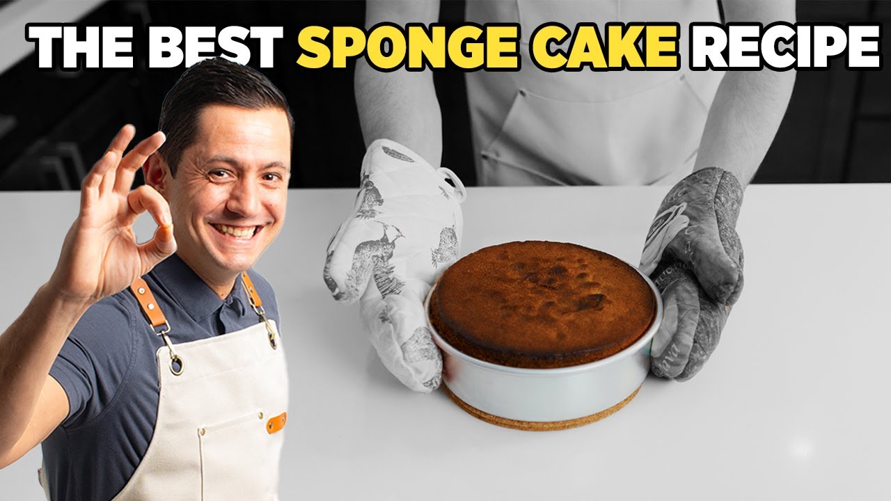 THE BEST VANILLA SPONGE CAKE BY CHRISTOPHE RULL