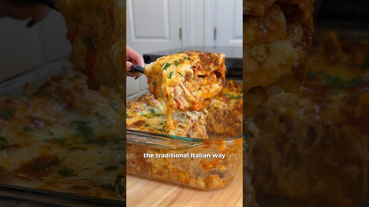 The BEST Way to Make Lasagna