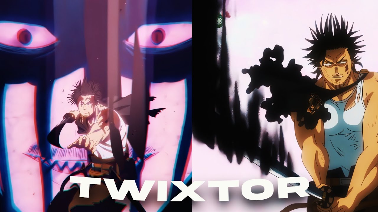 The Best Yami Sukehiro Twixtor 4k Clips (Black Clover)