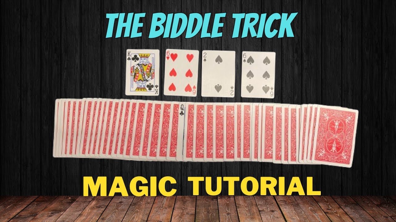 The Biddle Trick - Sleight Of Hand Magic Card Trick Tutorial