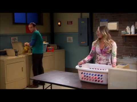 The Big Bang Theory. Penny Seducing Sheldon in the laundry room.