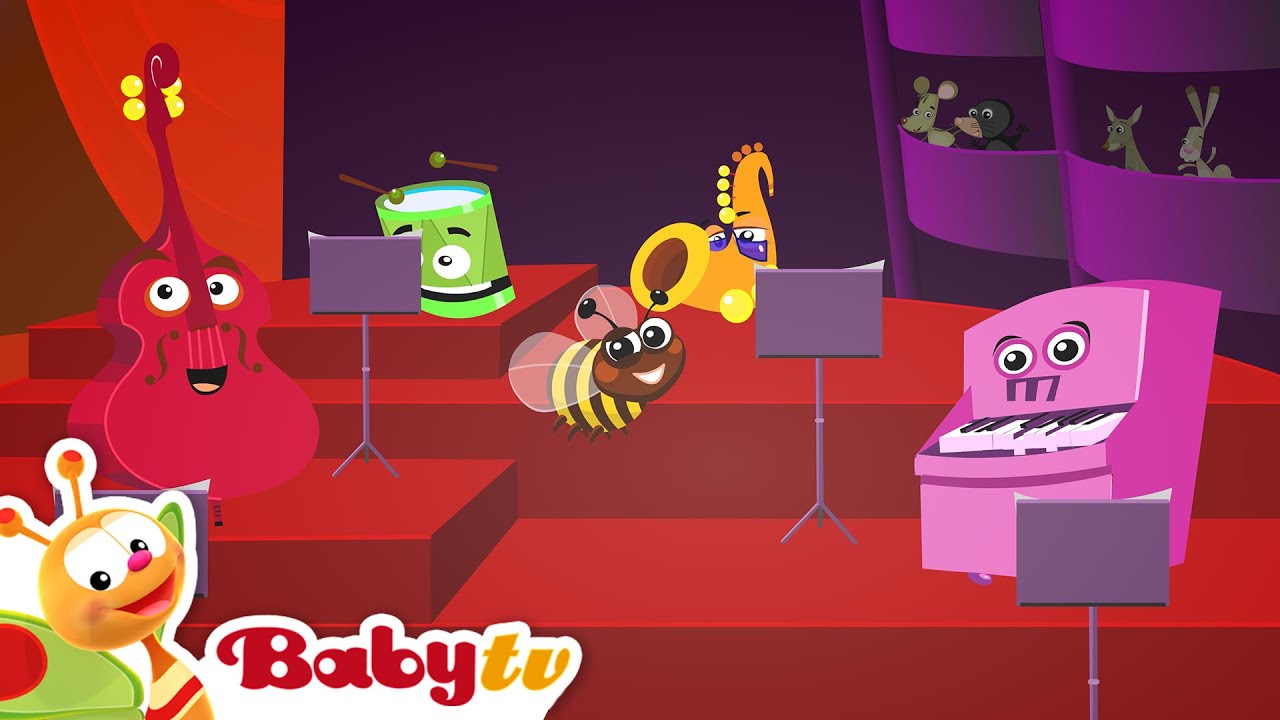 The Big Concert with the Jammers and Friends 🎵🐧🐝| Musical Instruments for Kids | Full Episode@BabyTV