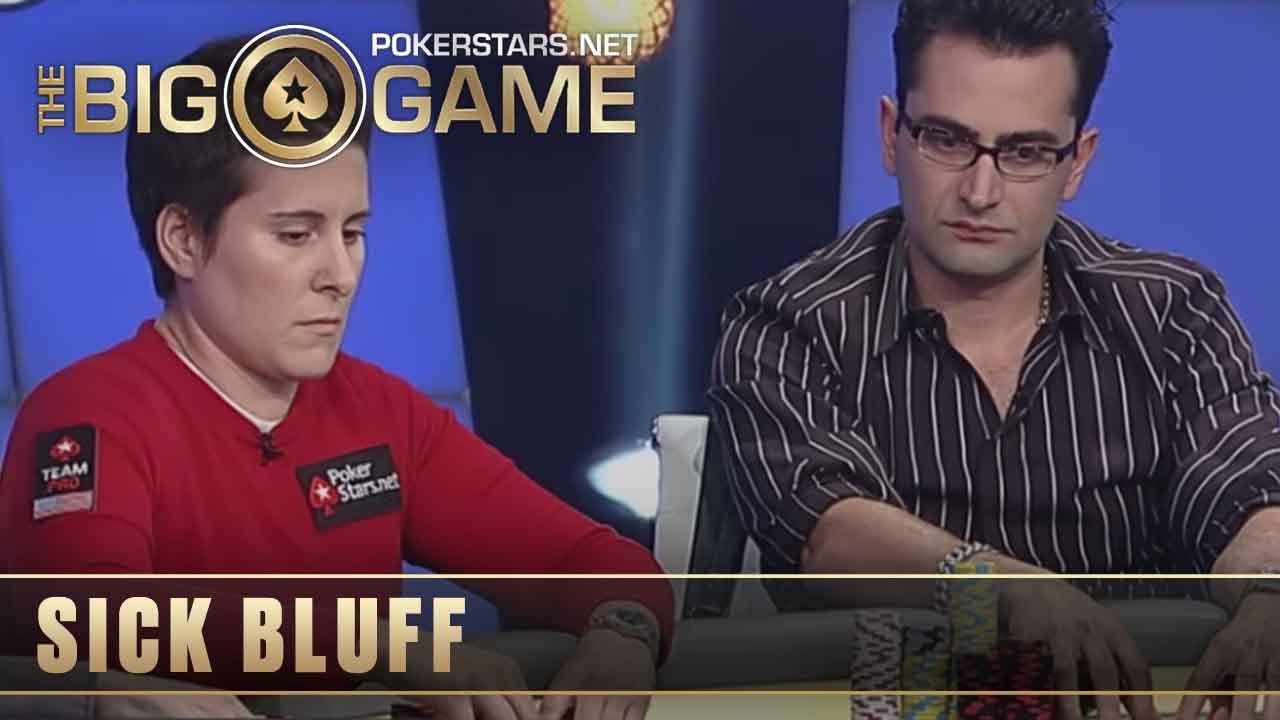 The Big Game S2 ♠️ E13 ♠️ Vanessa Selbst HUGE bluff against Antonio Esfandiari ♠️ PokerStars