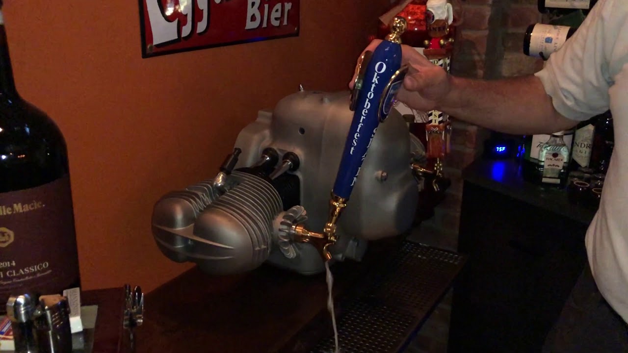 The BMW Boxer Engine Beer Tap