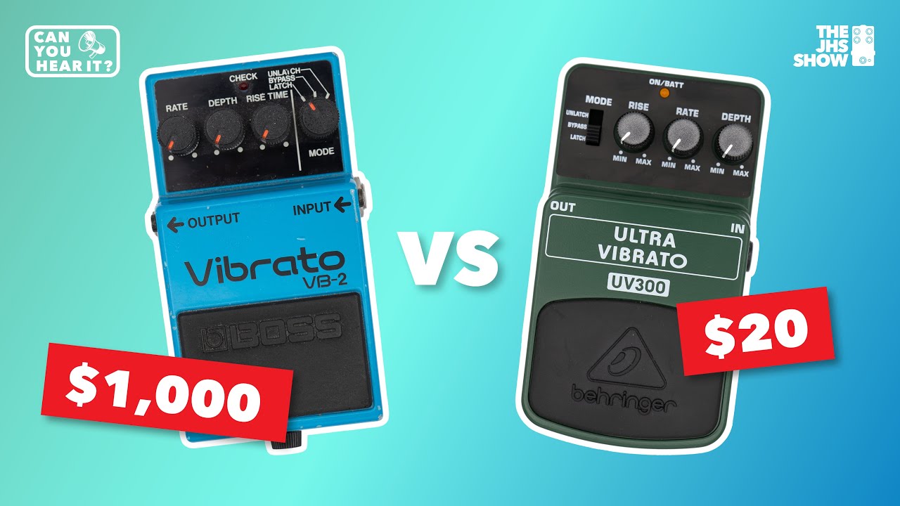 The Boss VB-2 VS Behringer Ultra Vibrato (With IDLES' Lee Kiernan)