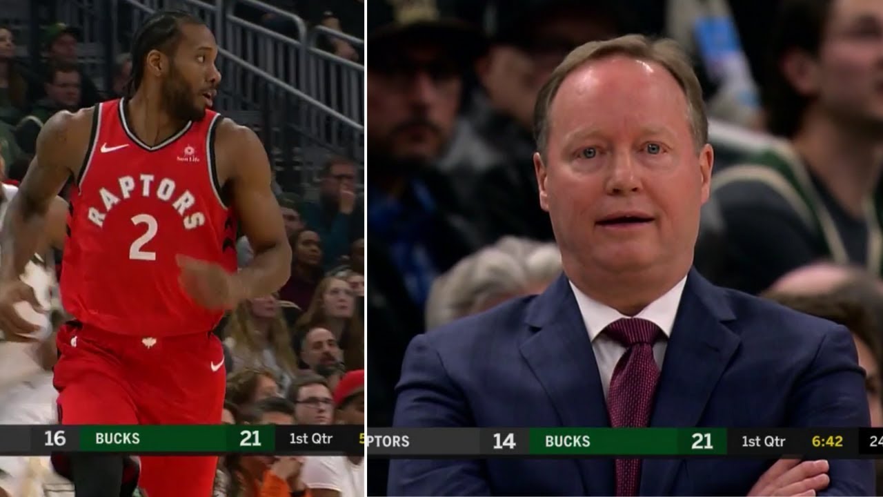 The Bucks Arena Played Kawhi Leonard's Laugh After His Turnover!