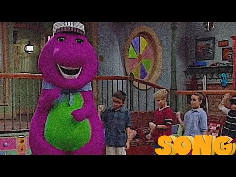 The Caboose Rides in the Back! 💜💚💛 | Barney | SONG | SUBSCRIBE