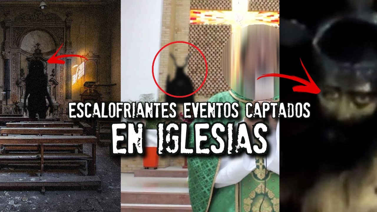 The chilling video recorded in a church