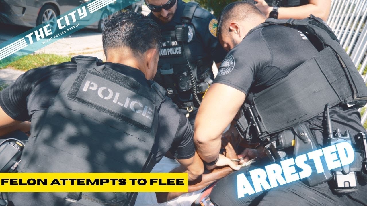 THE CITY: Miami Police Patrol  - Felon tries to Run - Season 2  Ep. 2