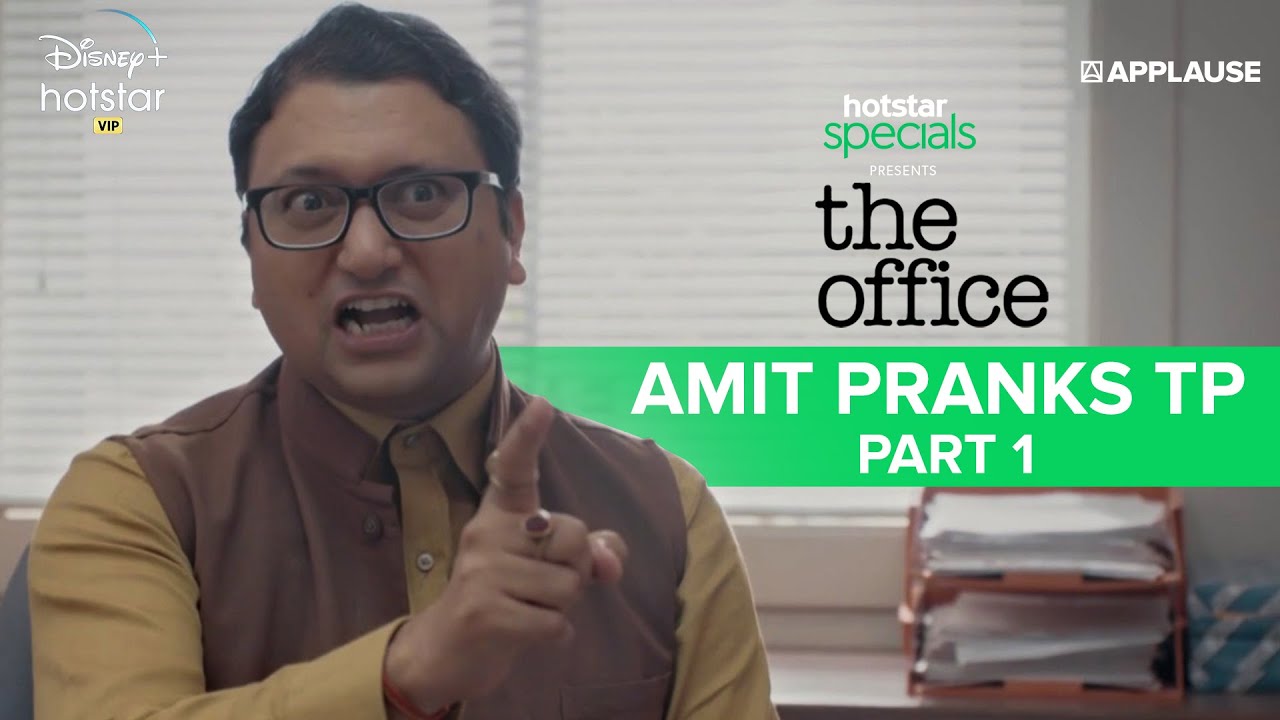 The Classic Stapler Prank | Sayandeep Sengupta | Gopal Datt | The Office | Disney + Hotstar VIP