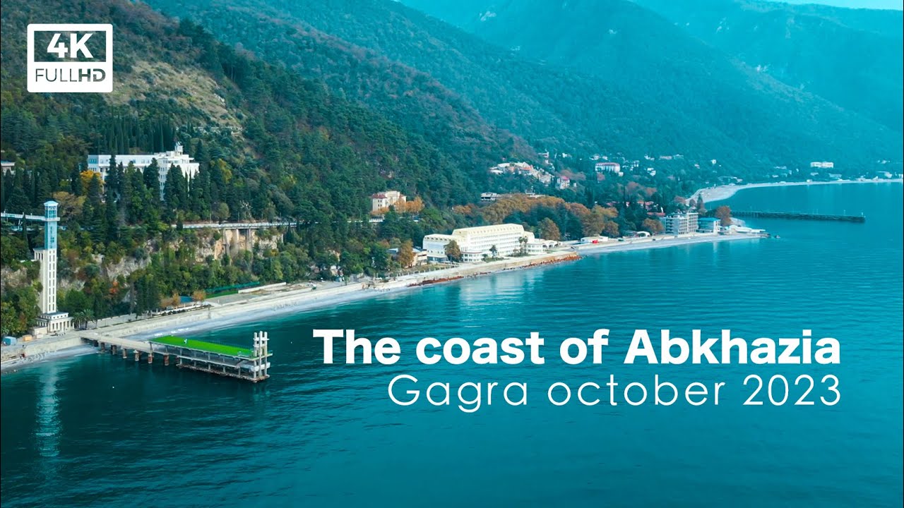 The coast of Abkhazia/ Gagra october 2023 /ART LIFE