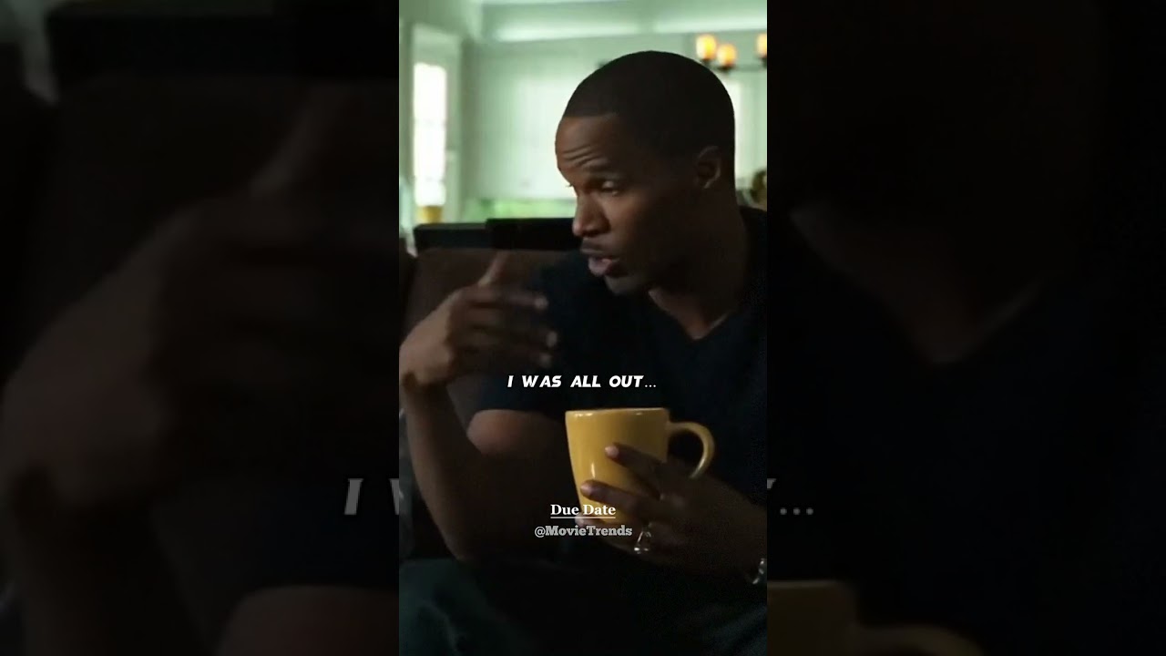 The Coffee is His Dad 😂😂 | Due Date | #movie #funny #shortclips