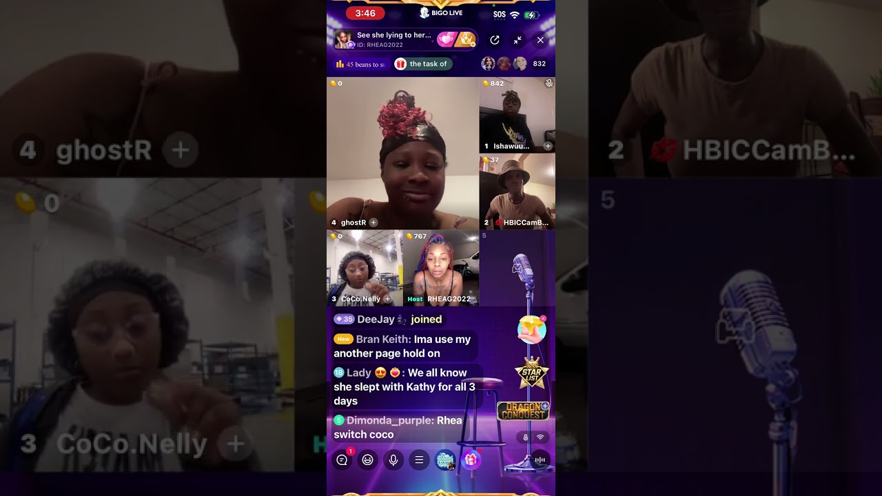 The day Deafbae went crazy on Kathy BIGO live