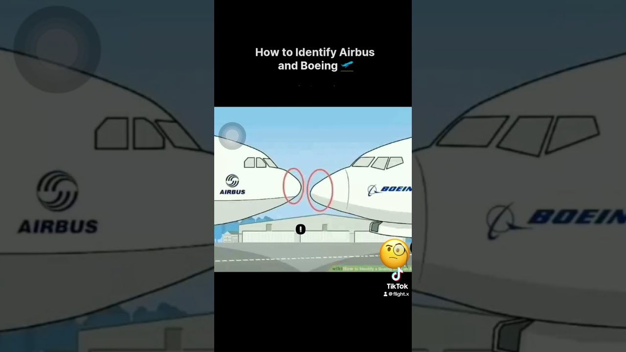 The difference between Boeing and airbus #airport #aviation #plane #tending #fypシ゚viral #pilotlife
