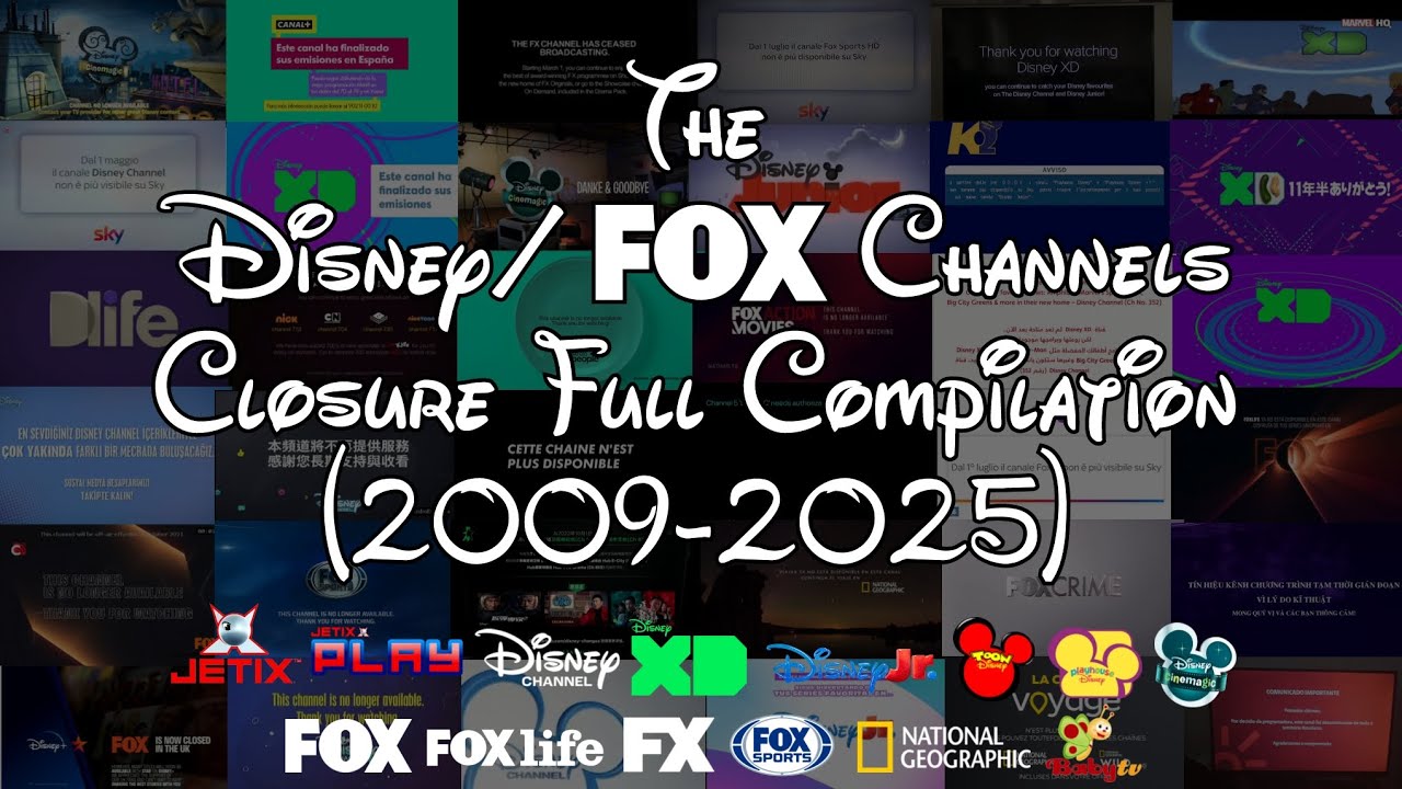 The Disney/Fox Channels Closure FULL Compilation (2009-2025)