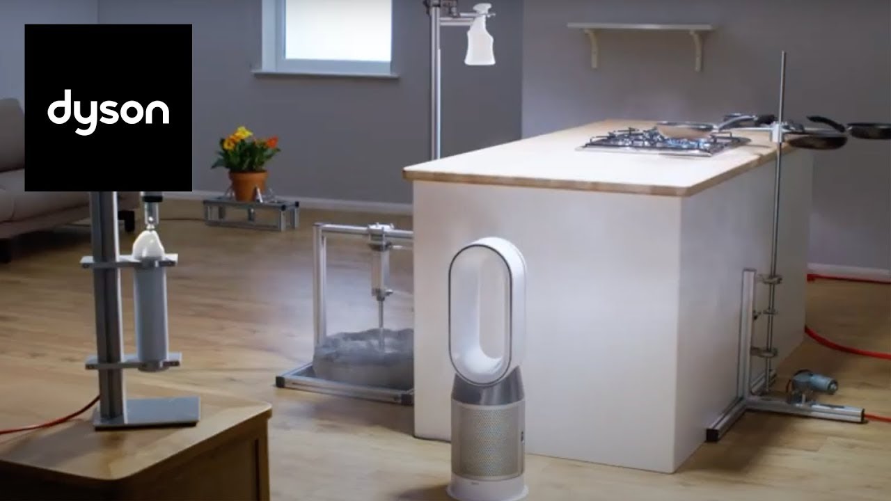 The Dyson Pure Hot+Cool™ purifying fan heater. Senses and captures indoor pollutants.