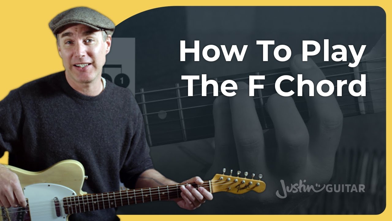 The Easiest F Chord Guitar Lesson You'll Find :)