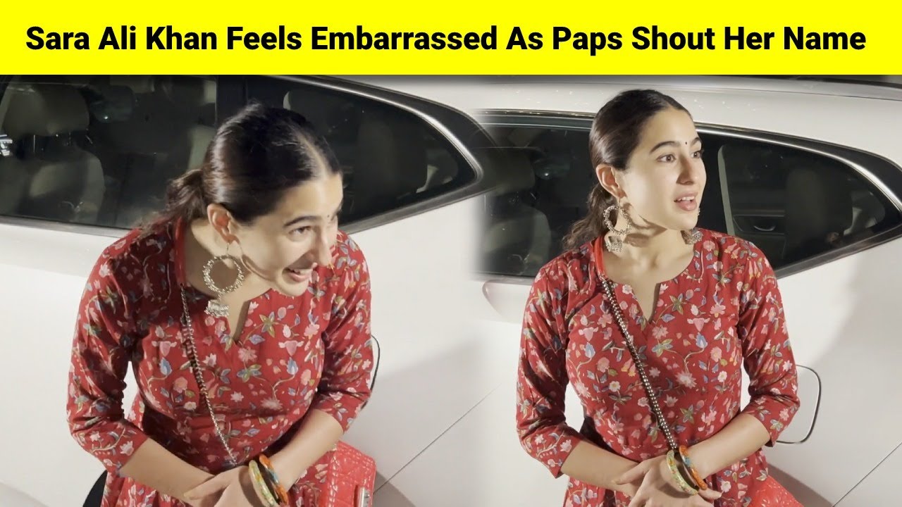 The Embarrassing Moment Sara Ali Khan Faced with Paps