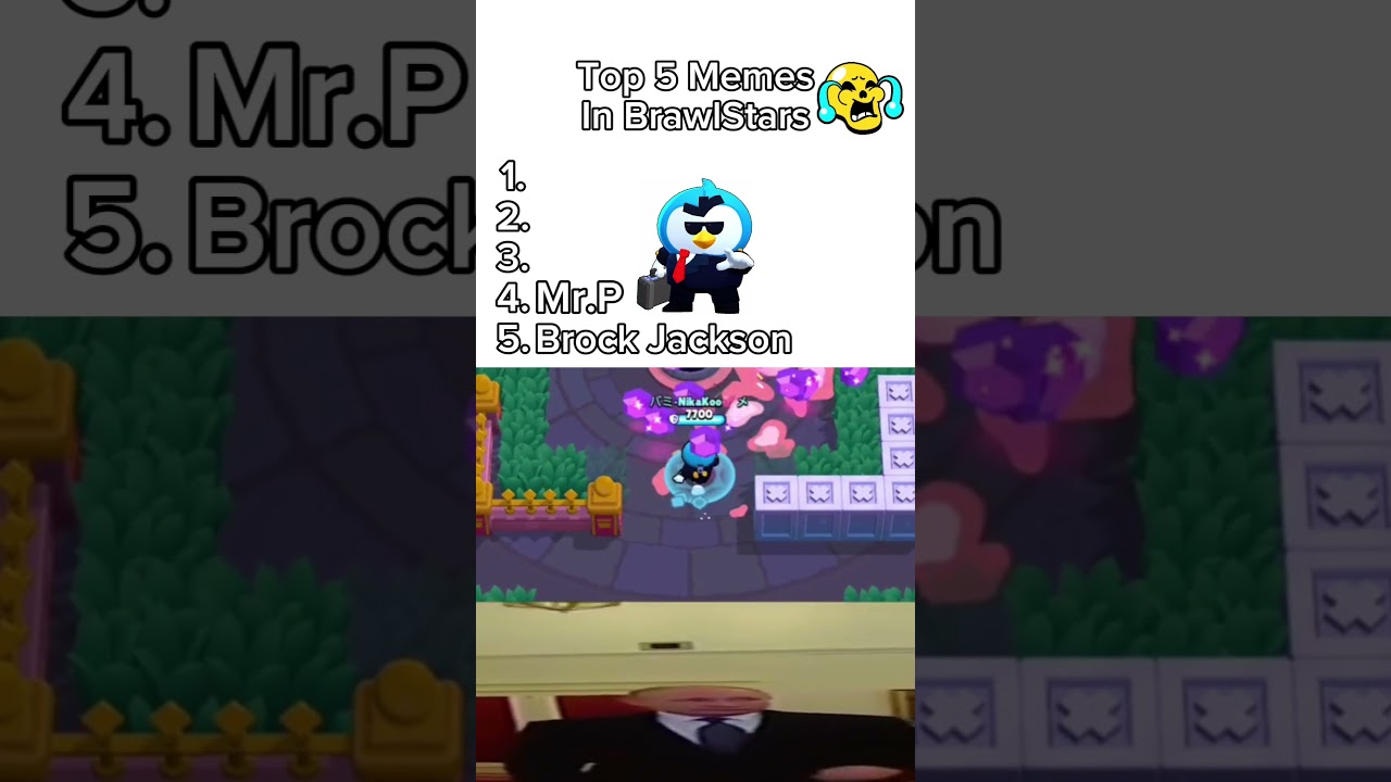 The End 🤣 ! Top 5 Best Brawlstars Memes 🔥  #brawstarsmemes #funny #brawstar #crk #viral #trending