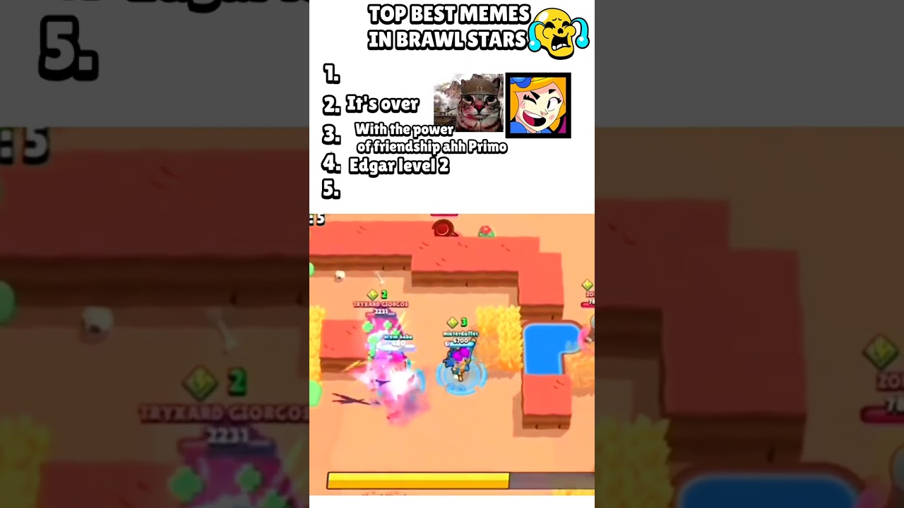 The End 🤣 Top 5 Brawl Stars Memes      #brawlstars #brawlstarsgameplay#brawlstarshorts #shorts#brawl