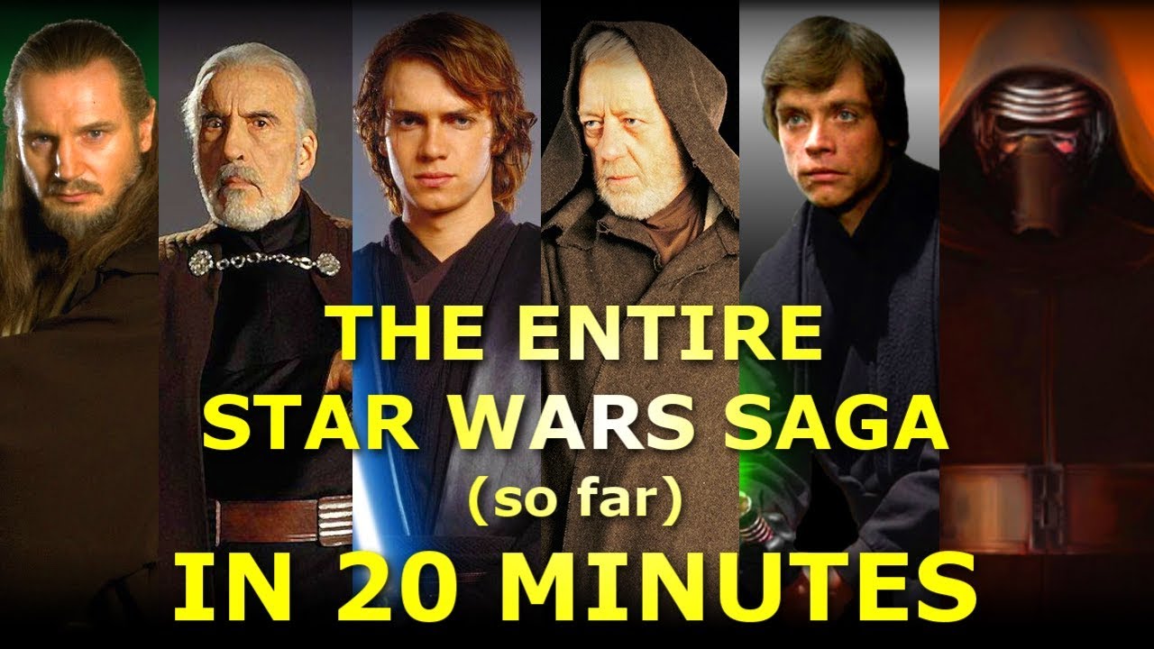 The Entire Star Wars Saga (so far) Explained in 20 Minutes!