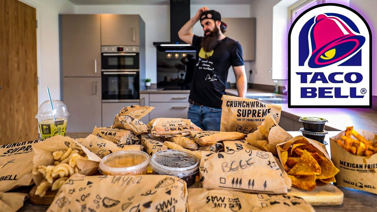 THE ENTIRE TACO BELL MENU CHALLENGE | BeardMeatsFood