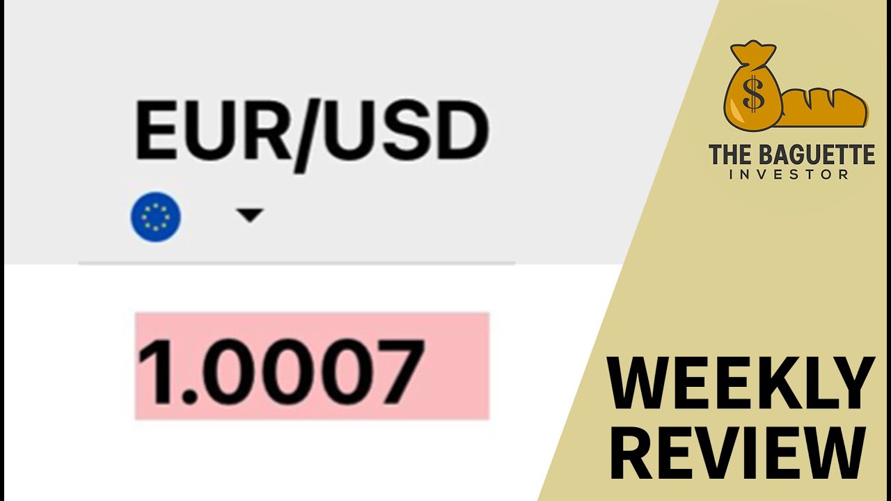 The euro reaches parity (1 EUR = 1 USD)